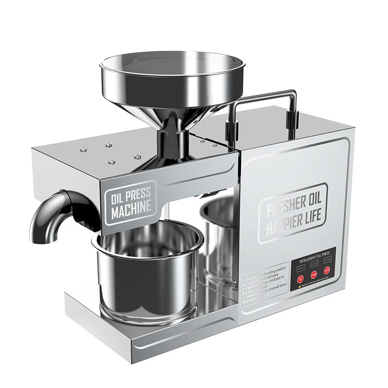 B03 Intelligent Oil Press 3-6KG/H Stainless Steel Household Oil Press Fully Automatic Small Edible Oil Processing 3