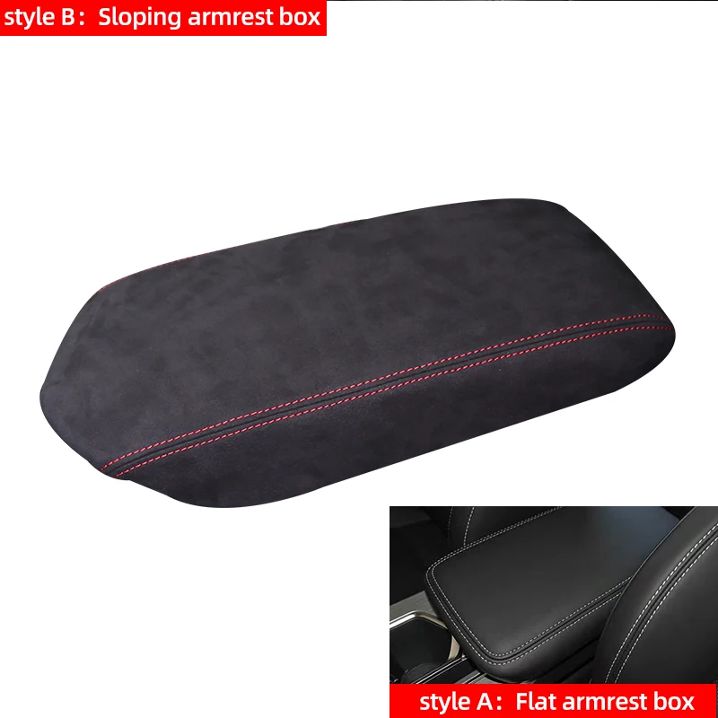 suede red line