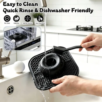 Alternative view of PetsAmuse™ 2-in-1 Slow Feeder Dog Bowl with Lick Mat