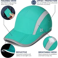 GADIEMKENSD UPF50+ Folding Outdoor Hat Quick Drying Waterproof Sun Hat Men Adjustable Golf Baseball Cap For Snapback Visors 2