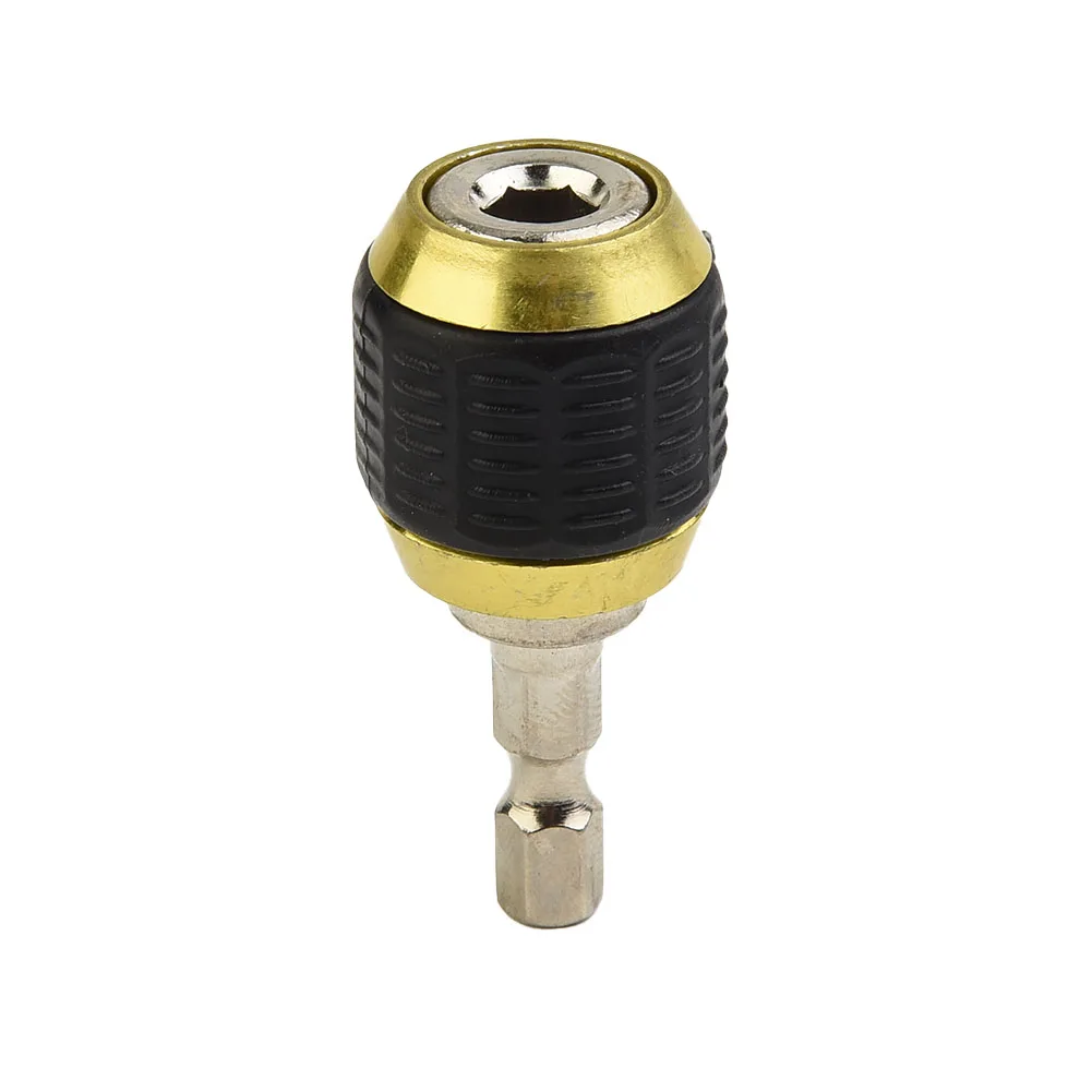 

50mm 1/4 In Hex Handle Quick Coupling Drill Bit Depth Magnetic Screwdriver Bit Quick Change Adapter Converter