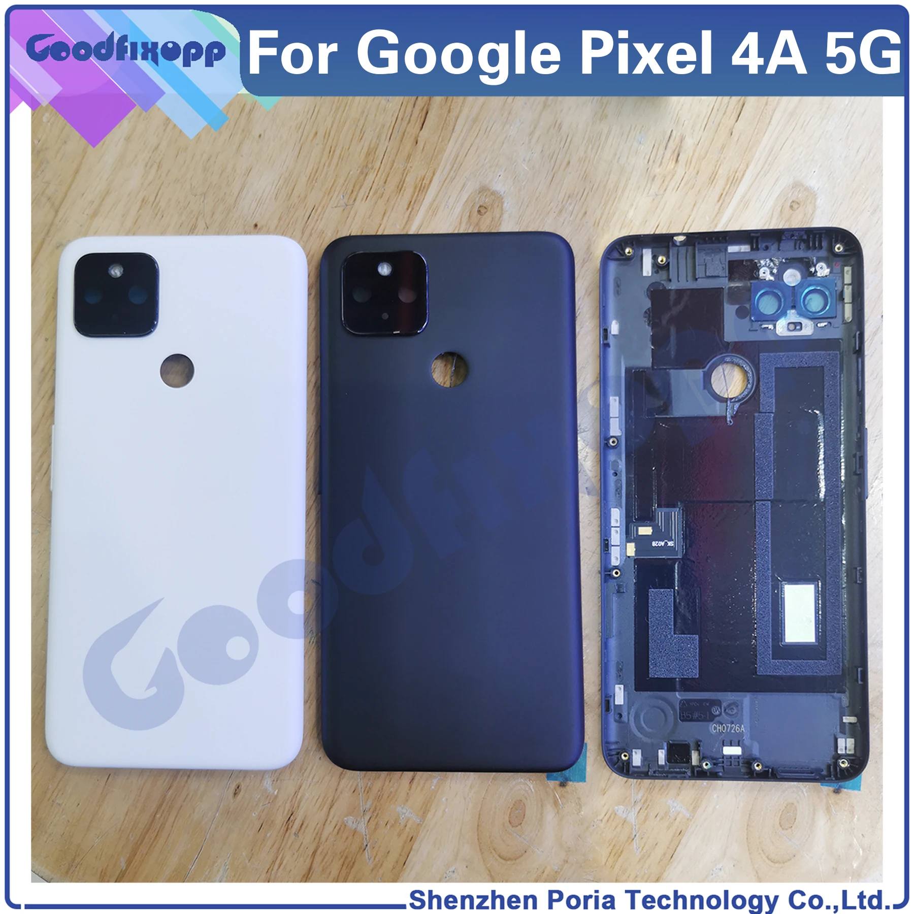 

High Quality For Google Pixel 4A 5G GD1YQ G025I Back Cover Door Housing Case Rear Battery Cover Repair Parts Replacement