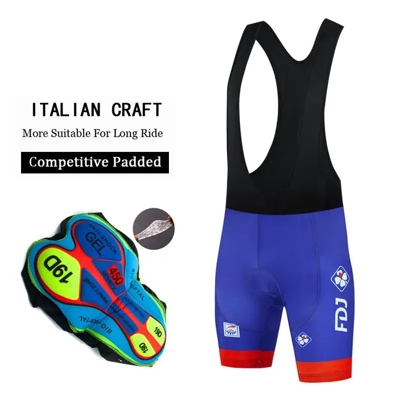 Summer Men Bike 19D Gel Padded Bicycle Pants Cycling Bib Shorts Road Bike Bibs Tights Cycling MTB Bib Pants Quick Dry