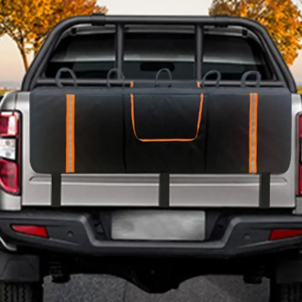 MICTUNING Tailgate Bike Pad For Mountain Bike, Secure 2 Bikes On Truck, With Reflective Strips And Tool Pocket, For Outdoor Bicycle Transportation - View #11