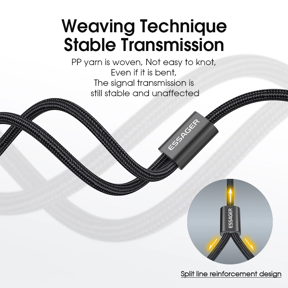 RCA Audio Cable 3.5mm to 2RCA Cable Male To Female AUX RCA Jack Y Splitter For Amplifier Audio Home Theater Wire