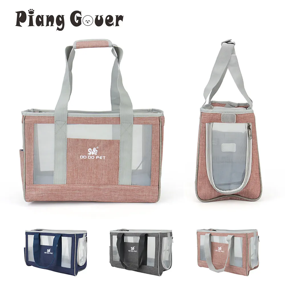Fashion Breathable Cat Carrier Bag Transporter Portable Puppy Single Shoulder Bags Travel Pet Carrier For Small Dog Pets Handbag