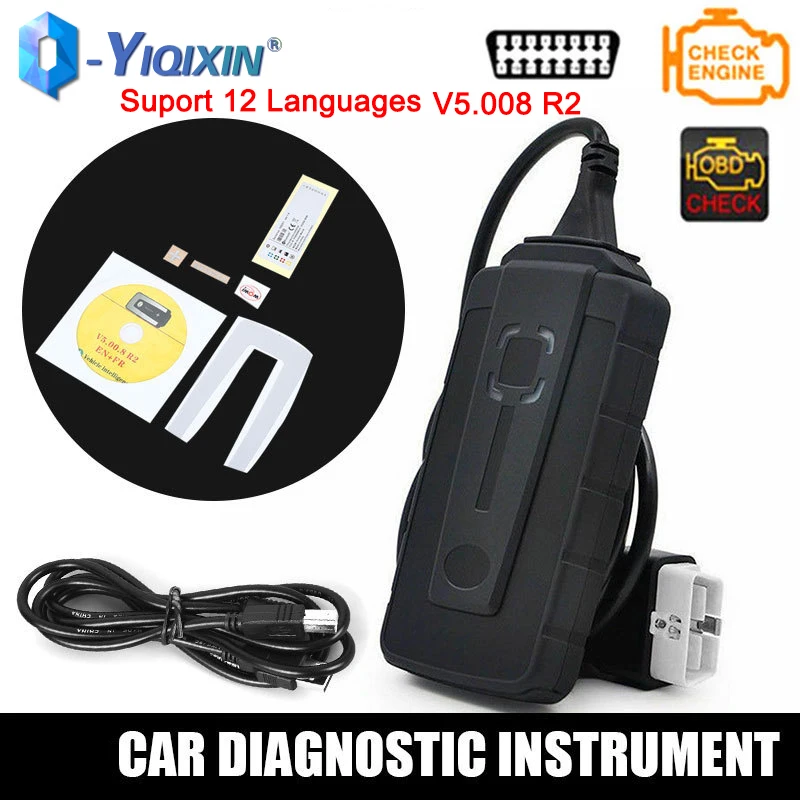 Strumento Diagnostico Per Wow Snooper 2022 2021 2020 V5.008 R2 Delphis Obd2 Scanner Truck Car Keygen Vd Obdii Bluetooth Multilingue