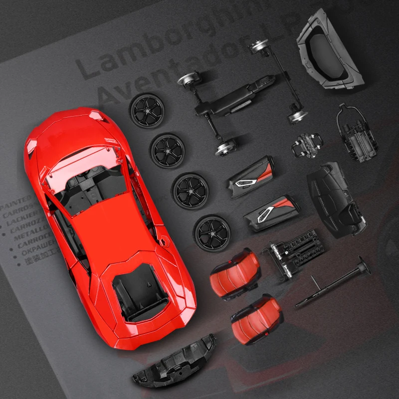 

Модель спортивного автомобиля Maisto в сборе 1:18 Lamborghini автомобиль из сплава модель литая металлическая игрушка модель гоночного автомобиля детские подарки
