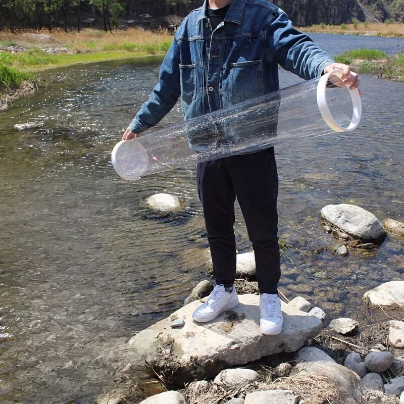 Thiened Sl High Defn Transparent Fiing Bobber Tube Clear Fiing Gear Large Size Floating Indior Cylinder