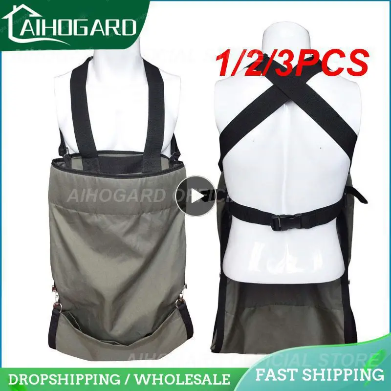 

1/2/3PCS Grown Fruit Picking Bag Vegetable Picking Apron Oxford Cloth Harvest Apron Collection Bag High Bearing Capacity