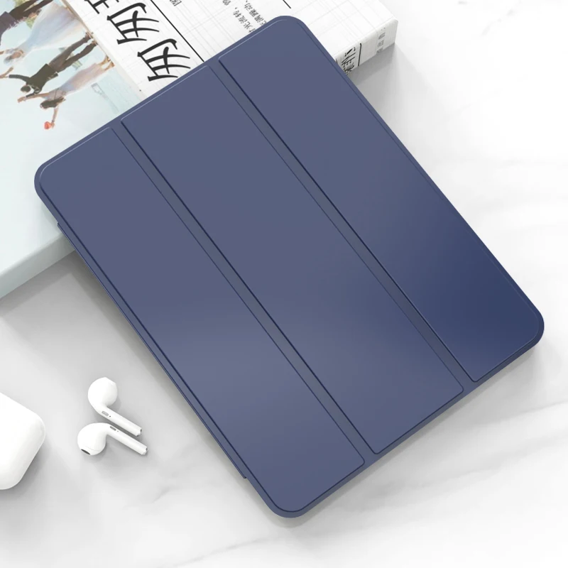 Premium PU Leather Tri-Folding Magnetic Tablet Case Cover
