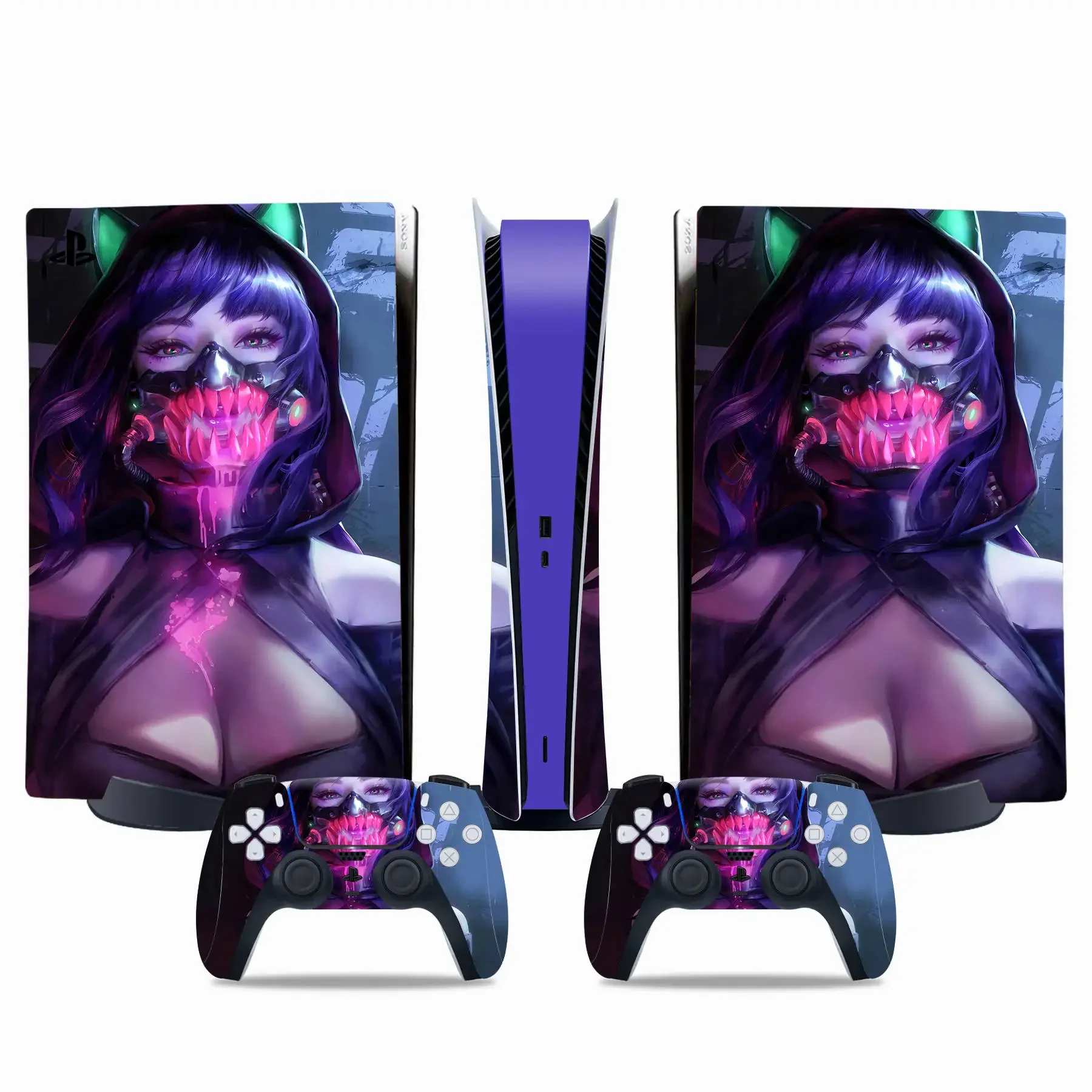 Per Ps5 Digital Skin Wrap Decal Vinyl Sticker Cover Digital