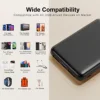 Mini Power Bank 6000mAh Portable Charger, 3