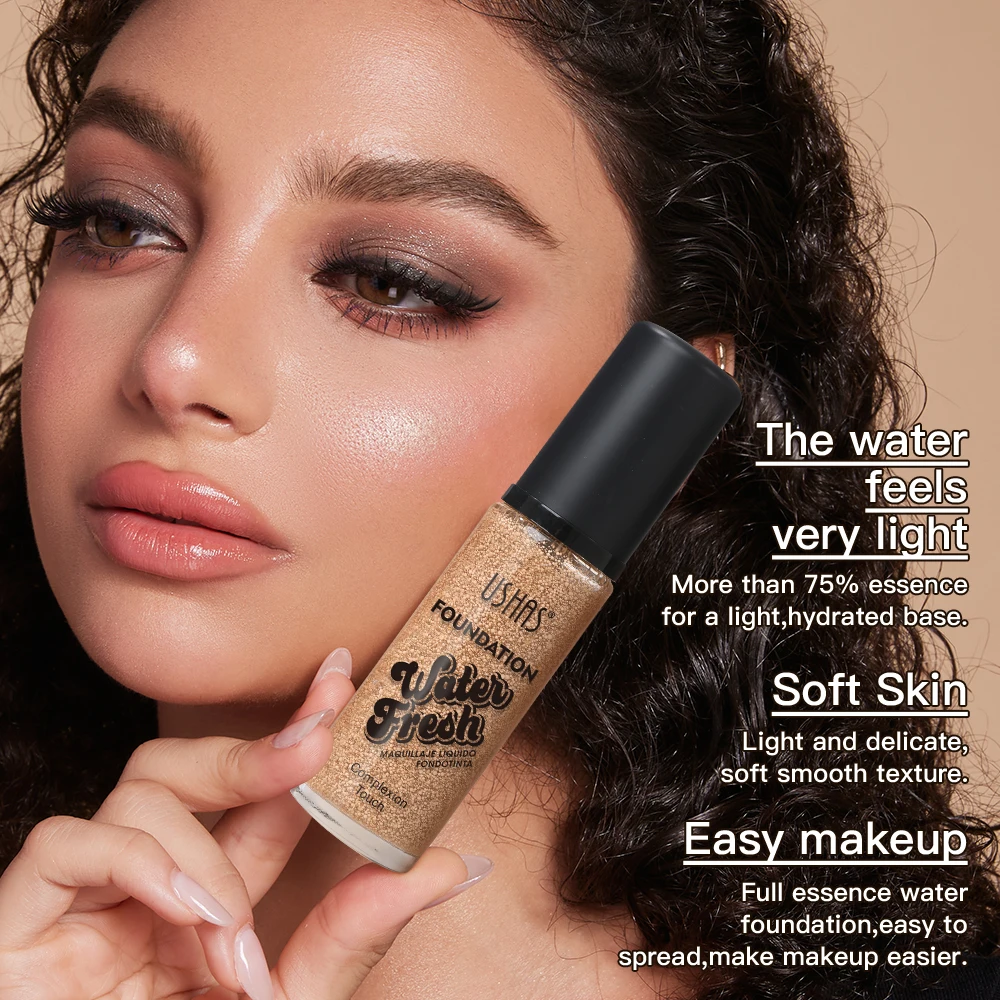 Water Fresh Foudation, Lightweight Texture, Moist And Moisturize, Smooth On The Skin, Creating A Nude Makeup Effect. ﻿ 3
