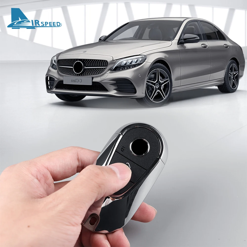 Car Transparent Green Key Fob Case Cover Fit For Mercedes W206 W223 V297  V295