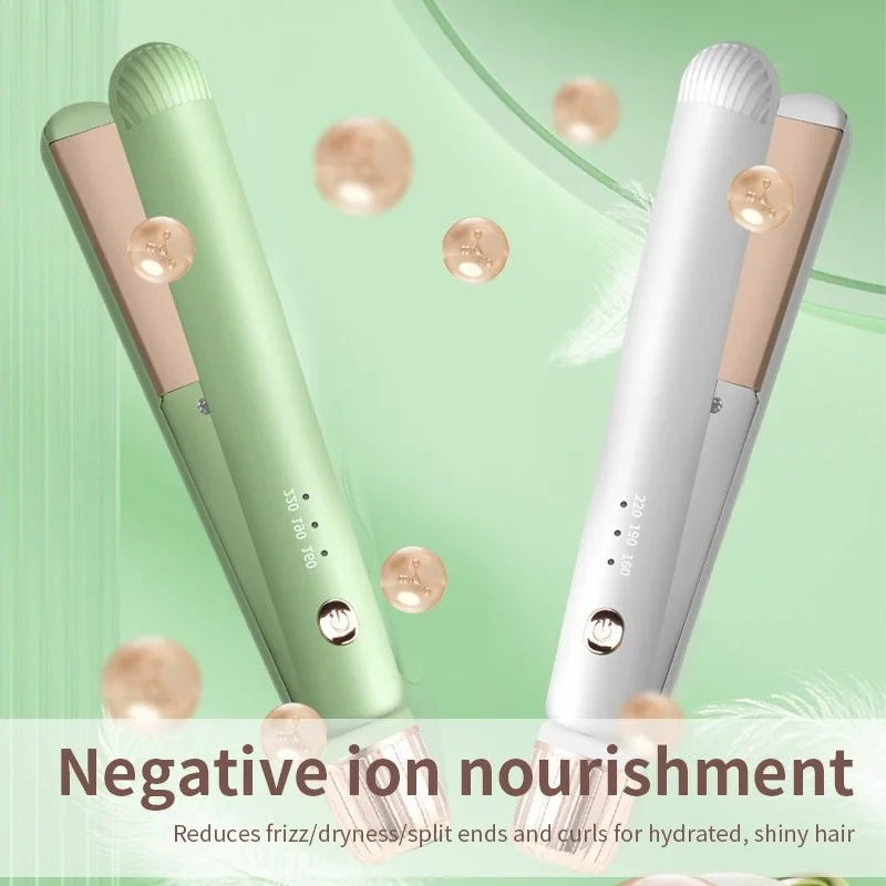 

Portable Hair Straightener for Women and Men Hair Straight Clip Portable Wireless Curling Iron Mini Hair Home Appliance