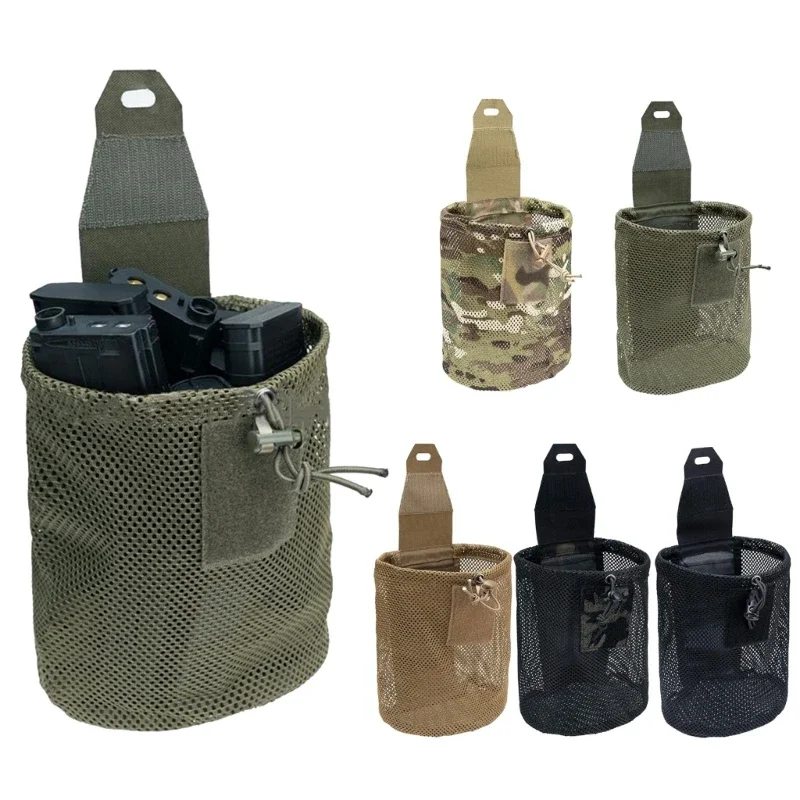 

Тактический журнальный сброс, легкая поясная сумка, складная сетчатая карманная сумка для спорта на открытом воздухе, охоты,