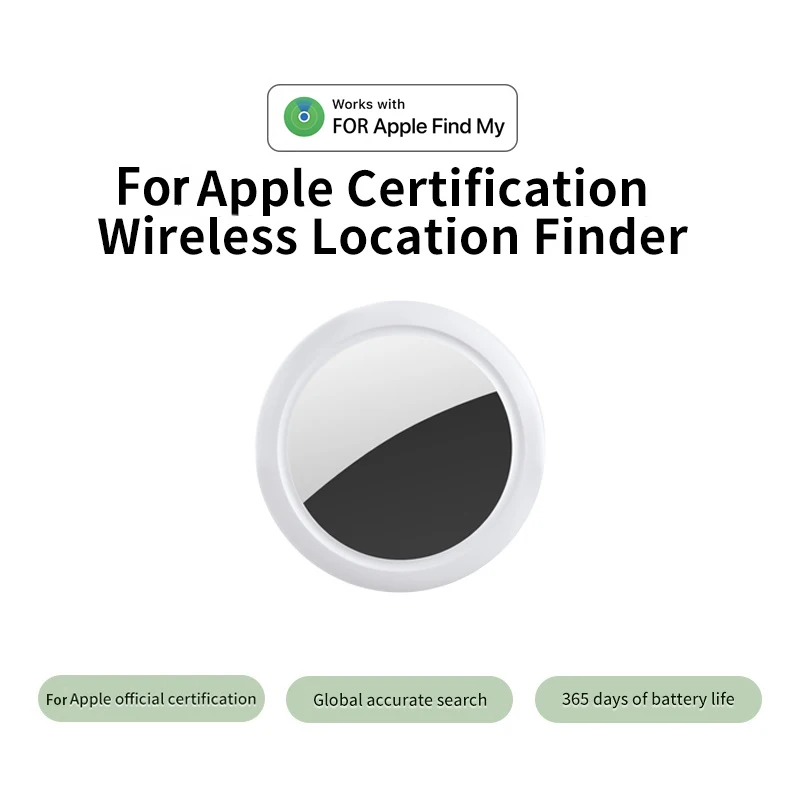 Airtag Bluetooth GPS Trackers IPX5 Waterproof for iPhone FIND MY 1pc