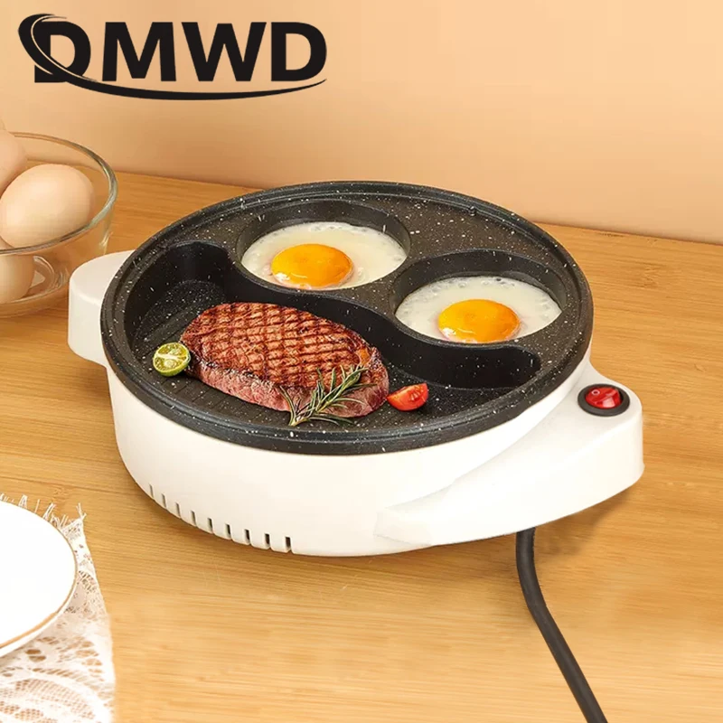 Multifunctional Eggs Hamburger Frying Pan Breakfast Machine Fried Omelette Grill Pancake Baking Pot Pie Grill Non-Stick Griddle