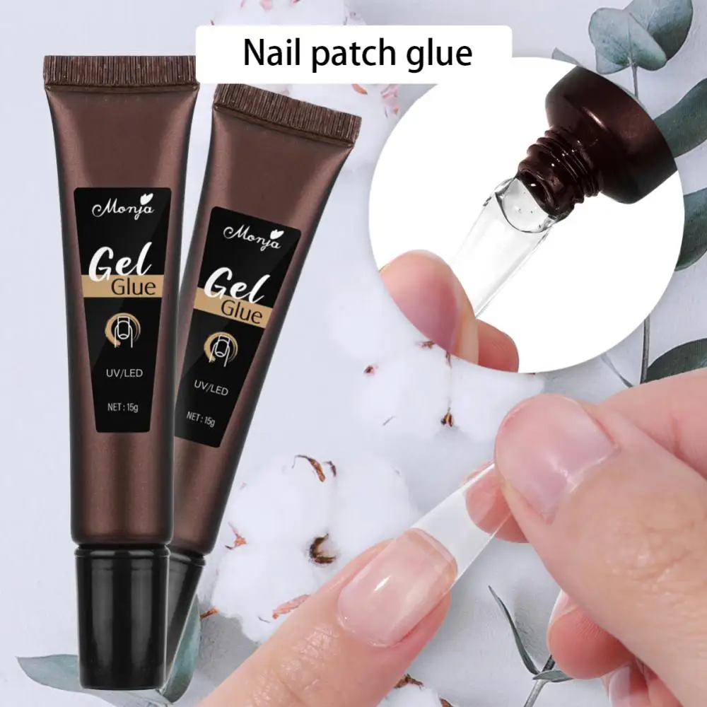 Nail Tips Glue Gel 15g Uv Glue For False Nails Gel Polish Manicure