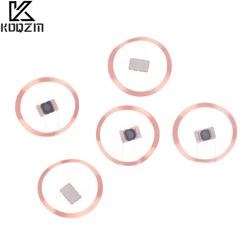 5 Pz 13.56Mhz Uid Ic Card Id Riscrivibile Chip Modificabile Portachiavi Rfid Bobina Autoadesiva