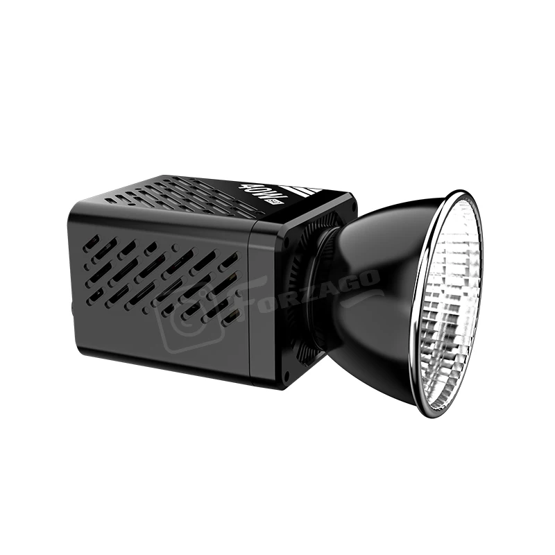 Forzago S40 이중 색상 COB 사진 스튜디오 조명, 휴대용 LED 비디오 조명, 비디오 라이브 스트리밍용, 2500K-6500K, 3400mAh, 40W
