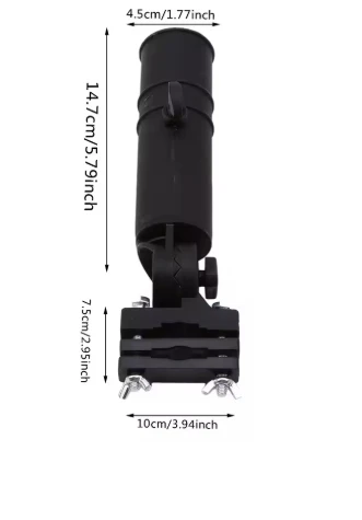 Description Picture 4 of itemUniversal Golf Cart Umbrella Holder Adjustable Golf Trolley Umbrella Stand Clip Buggy Baby Pram Wheelchair Umbrella Bracket