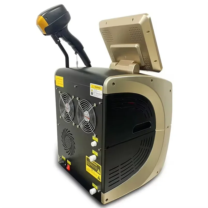 High power Permanent 755 808 1064 808 nm Ice Platinum Titanium 3 wavelength Diode Laser Hair Removal Machine