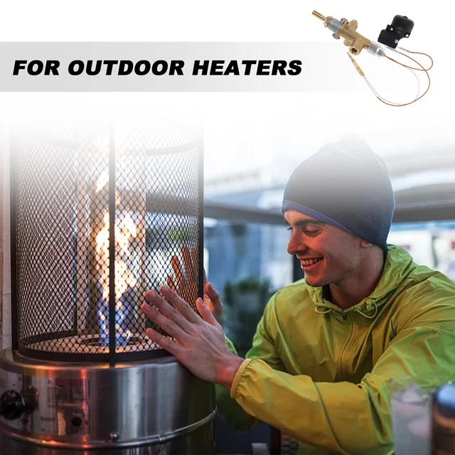 Outdoor Heater Safety Components Thermocouple Tilt Switch Assembly Set for Propane Patio Heaters Gas Valve Repair Parts 3
