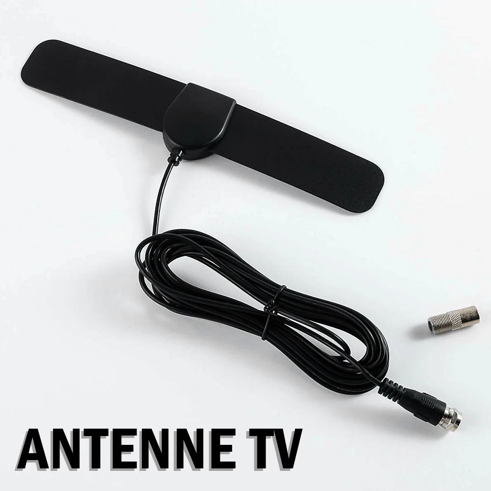 TV 안테나, 실내 HDTV 디지털 휴대용 공중 신호, 프리뷰 TV 안테나, 4K, 1000 마일 