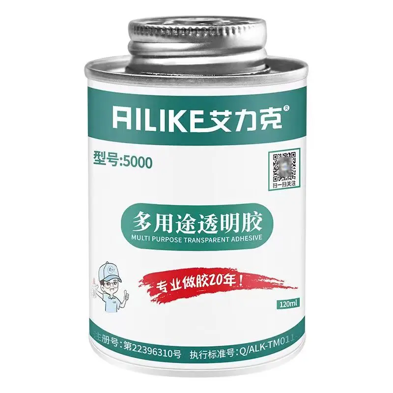 범용 강력한 접착 플라스틱 PU 가죽 ABS 다기능 접착 가방, 스폰지 고무 투명 액체 접착제, 60 ml, 120ml