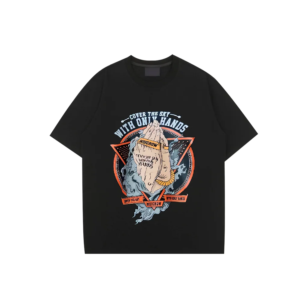 

T -Shirt Man Cotton Tee Triangle Club Rapper Big size t shirt Summer shirt Tshirt Hip Hop West Coast Oversized Sleeve Tops