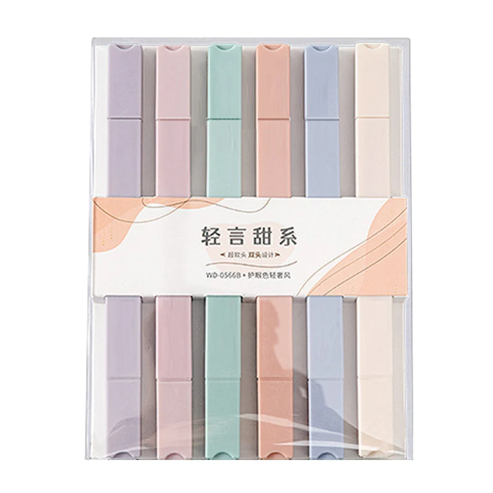 양방향 마커 형광펜 세트, 듀얼 팁, DIY 사진 앨범 스크랩북용 부드럽게 마커