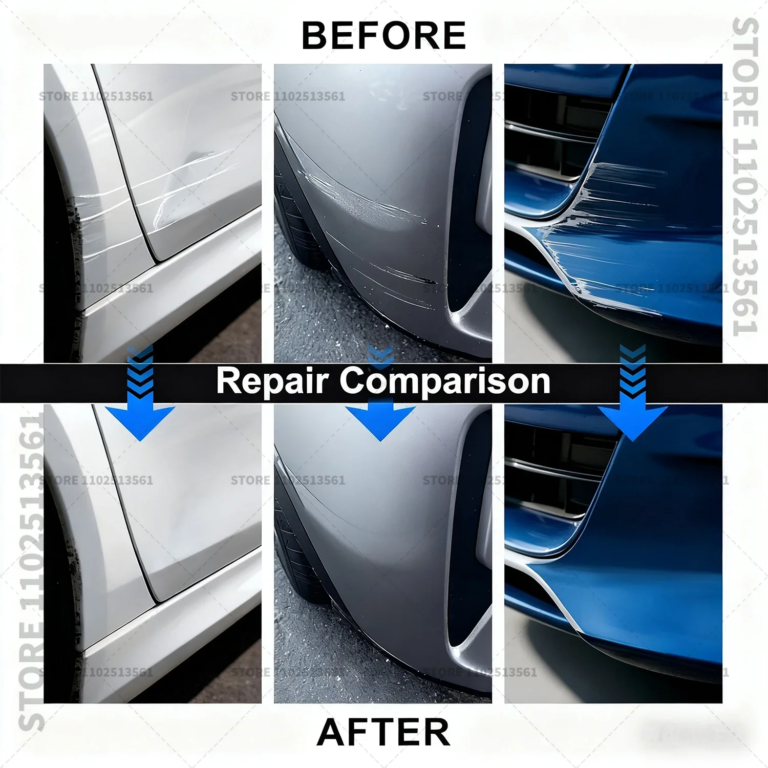 Car Paint Repair Pen Touch Up Scratch Remover DIY Auto Accessories