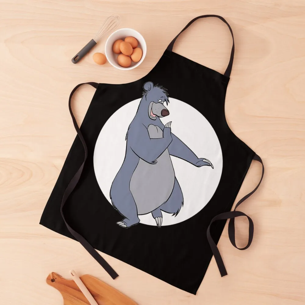 

Baloo - Baloo & Mowgli - The Jungle Book \t Apron Kitchen accessories Smock for hairdressing christmas Custom Apron