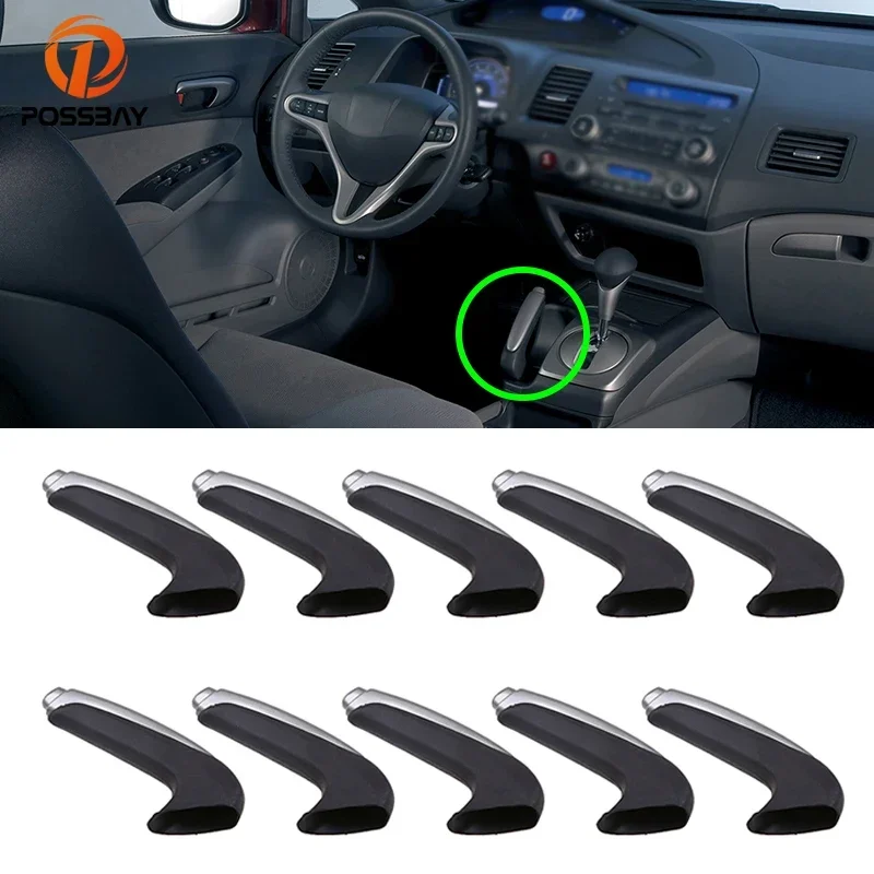 

10 Pcs Car Interior Parking Brake Handles Sleeve Protector for Honda Civic Coupe Hybrid NGV Sedan 2006 2007 2008 2009 2010 2011