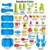 Sand Water Table, Sandbox Table Kids Activity Play Table Summer Outdoor Toys Boys Girls Christmas Halloween Gift 2