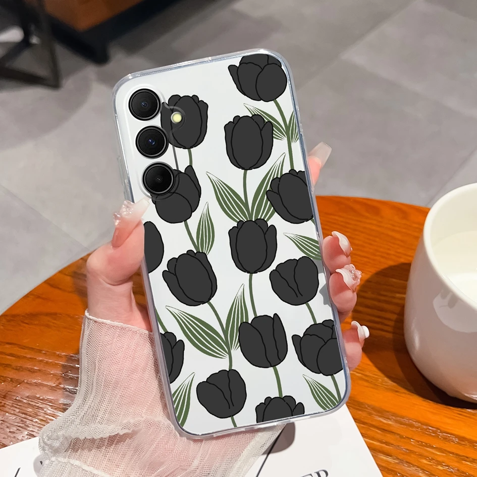 Fashion Design Shockproof Transparent Matte Silicone TPU Case Cover