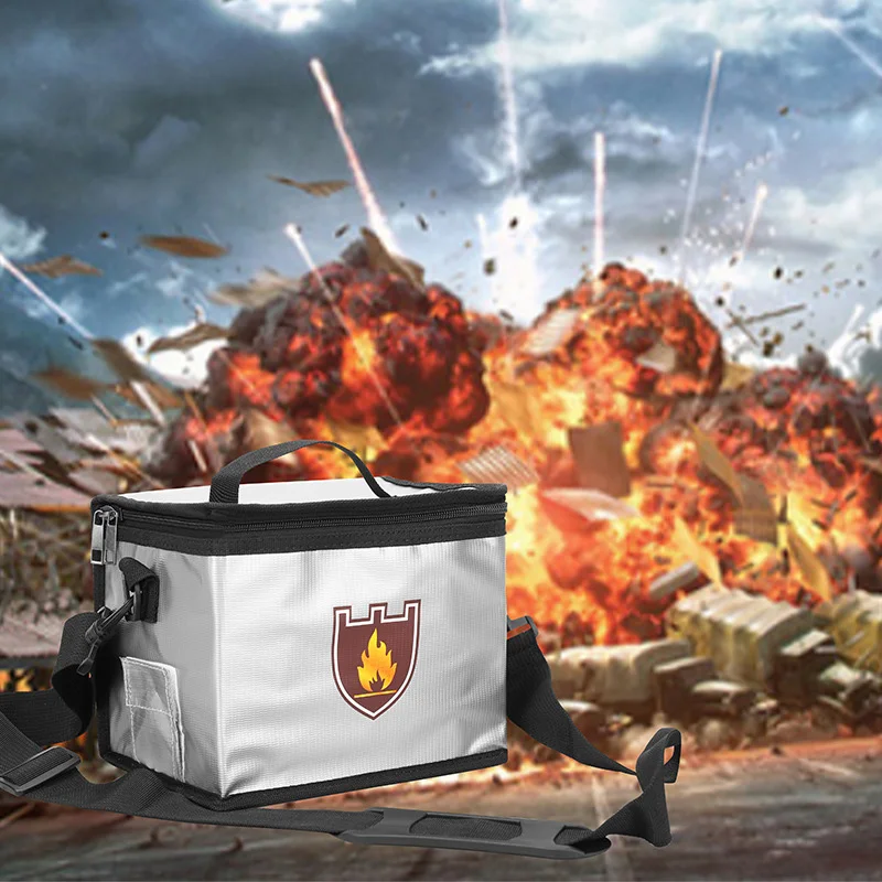 Sac Ignifuge pour Batterie Lipo - Protection Feu & Stockage Sécurisé