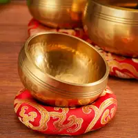 Tibetan Singing Bowl Set Stress Relief Tool Yoga Meditation Chanting Bowl For Yoga Chakra Healing Mindfulness Stress Relief - Image 5