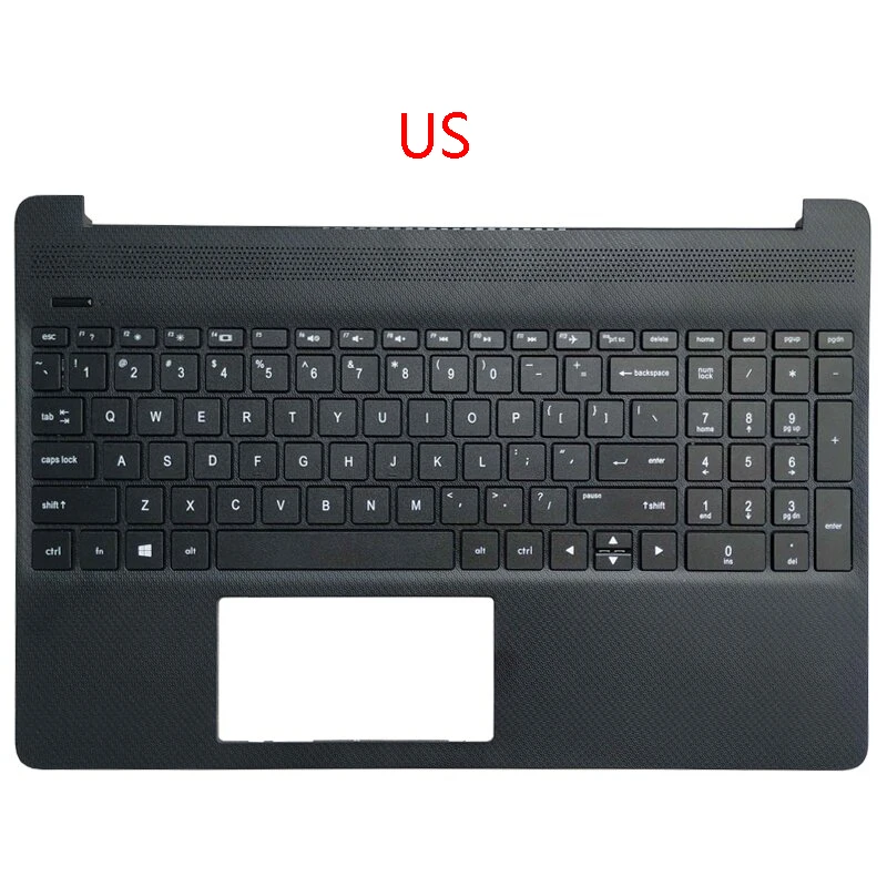 Capa de Teclado com Palmrest Upper Cover hp 15-dy 15t-dy 15-ef 15s-eq 15s-fq Tpn-q222 Russo Espanhol Eua Latim Reino Unido Itália Novo - Imagem 3