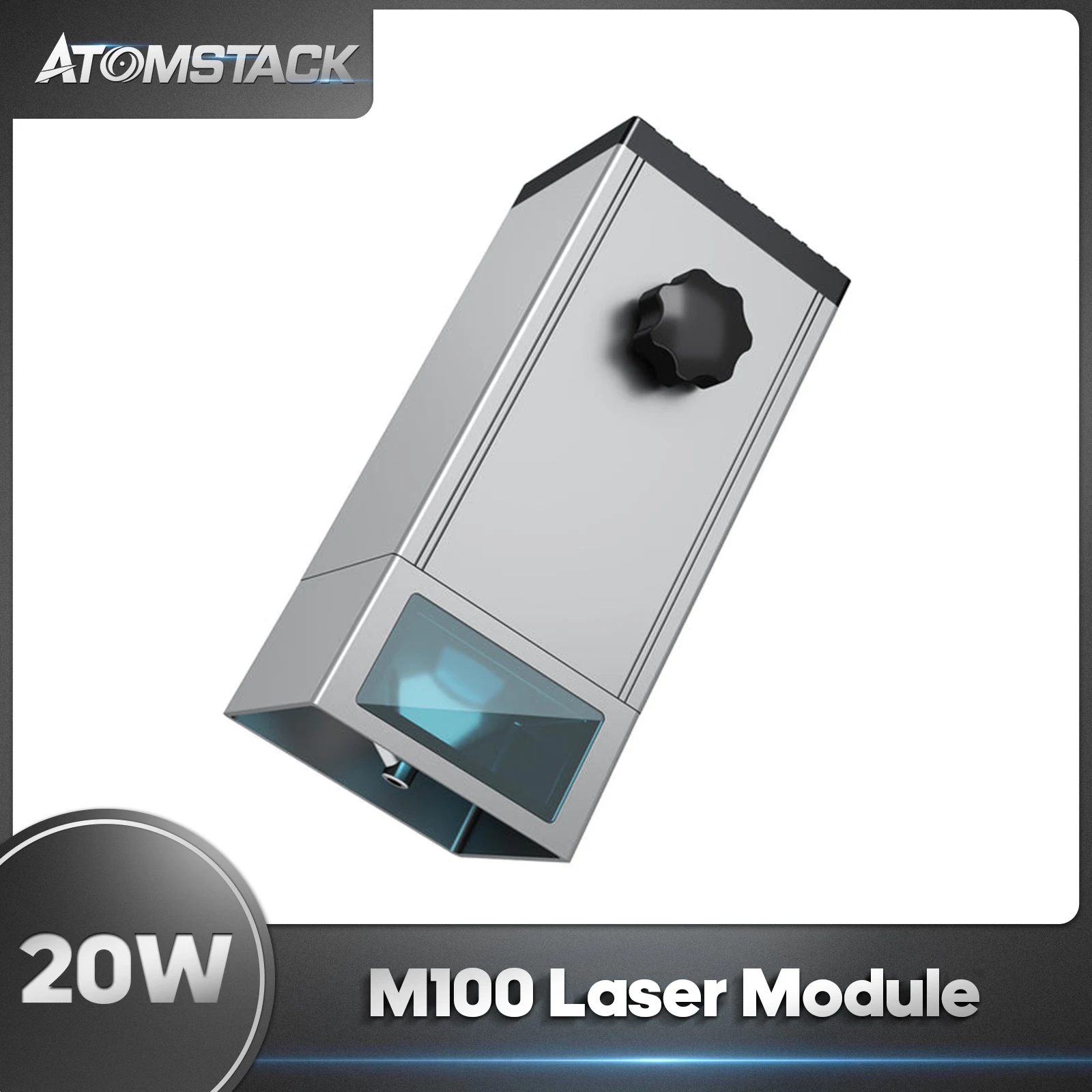 Atomstack M100 Laser Module 20W Output Power With Air Assist System CNC laser engraving for wood Acrylic glass metal cutter tool