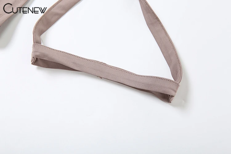 Sexy Swim Bodysuits Women Beach Style Unique Cut Out Bandage V-neck Slim Backless Playsuit Female Holiday Attractive Top