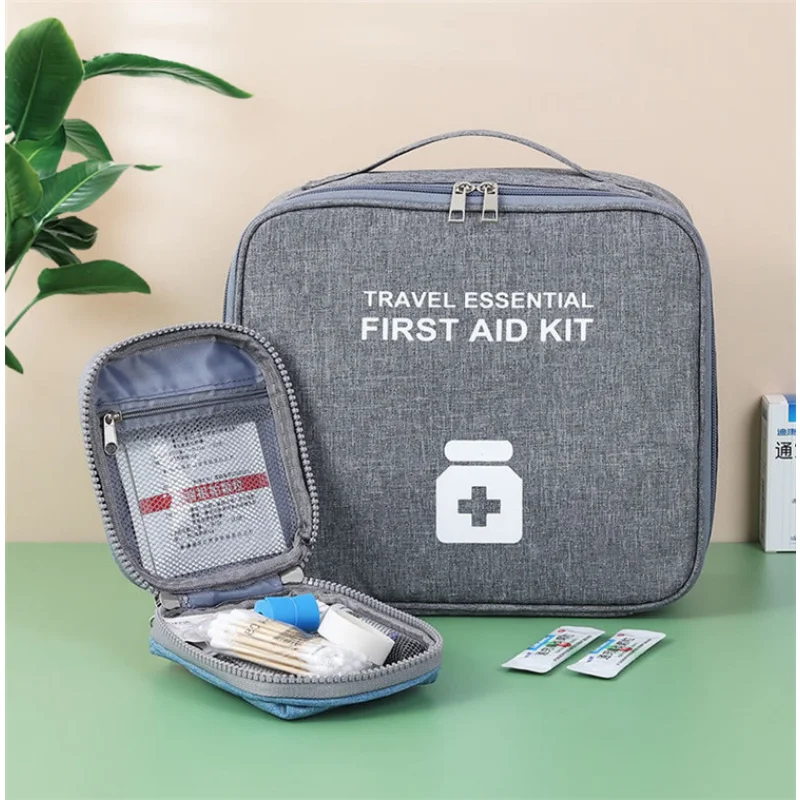 

Mini Portable Medicine Storage Bag Travel First Aid Kit Medicine Bags Organizer Camping Outdoor Emergency Survival Bag Pill Case