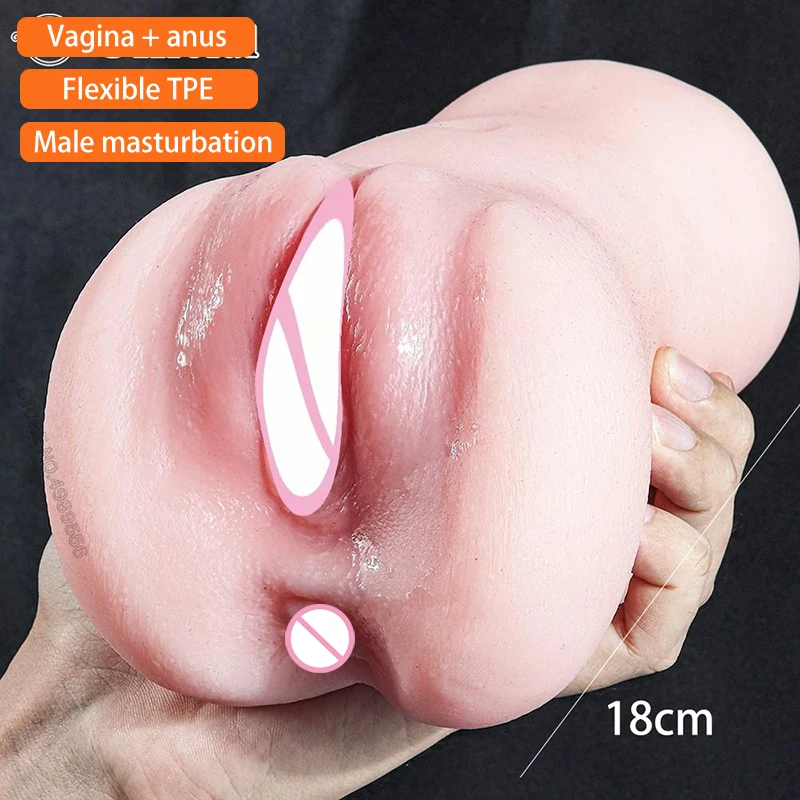 Sex Games for Men Realistic Vagina 3D Silicone Sex Pussy for Man Male Masturbation for Man Realistic Rubber Vagina Anus Adult images - 6