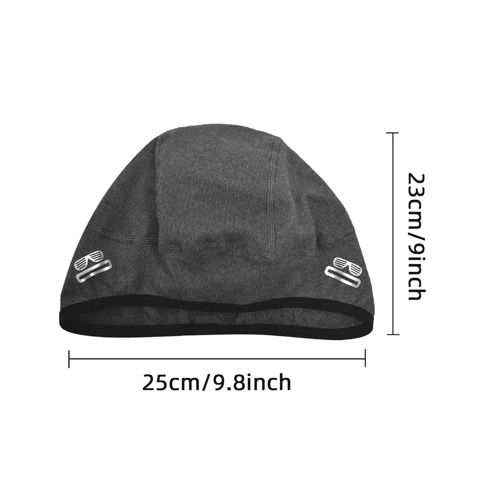 Skull Cap Helmet Liner for Men Women Winter Warm Hat for Skiing Cold Weather Motorcycle Climbing Forehead Ear Protection Hat