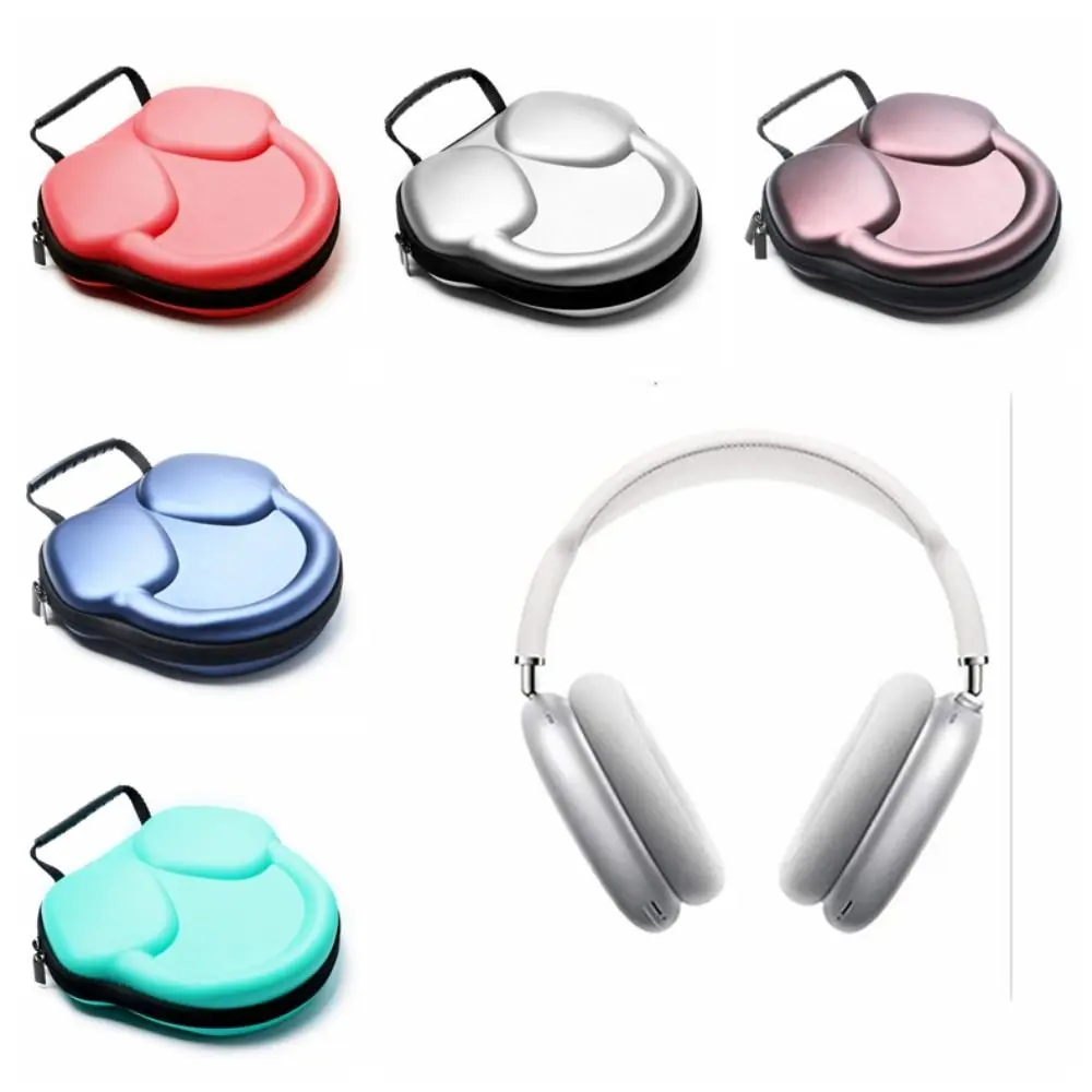 

Dust-proof Headphone Storage Bag Shockproof EVA Headphones Carrying Case Special Groove Soft Flannelette Lining
