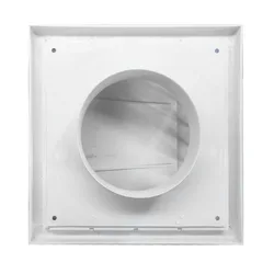 Durable Exterior Wall Exhaust Ventilation Outlet Suitable for In line Extract Fans Ensures Proper Airflow 185*128*123mm