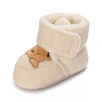 Winter Newborn Boys and Girls Cute Cartoon Cotton Shoes with Soft Sole and Warm Boots Preschool Walking Shoes  Winter Newborn 6