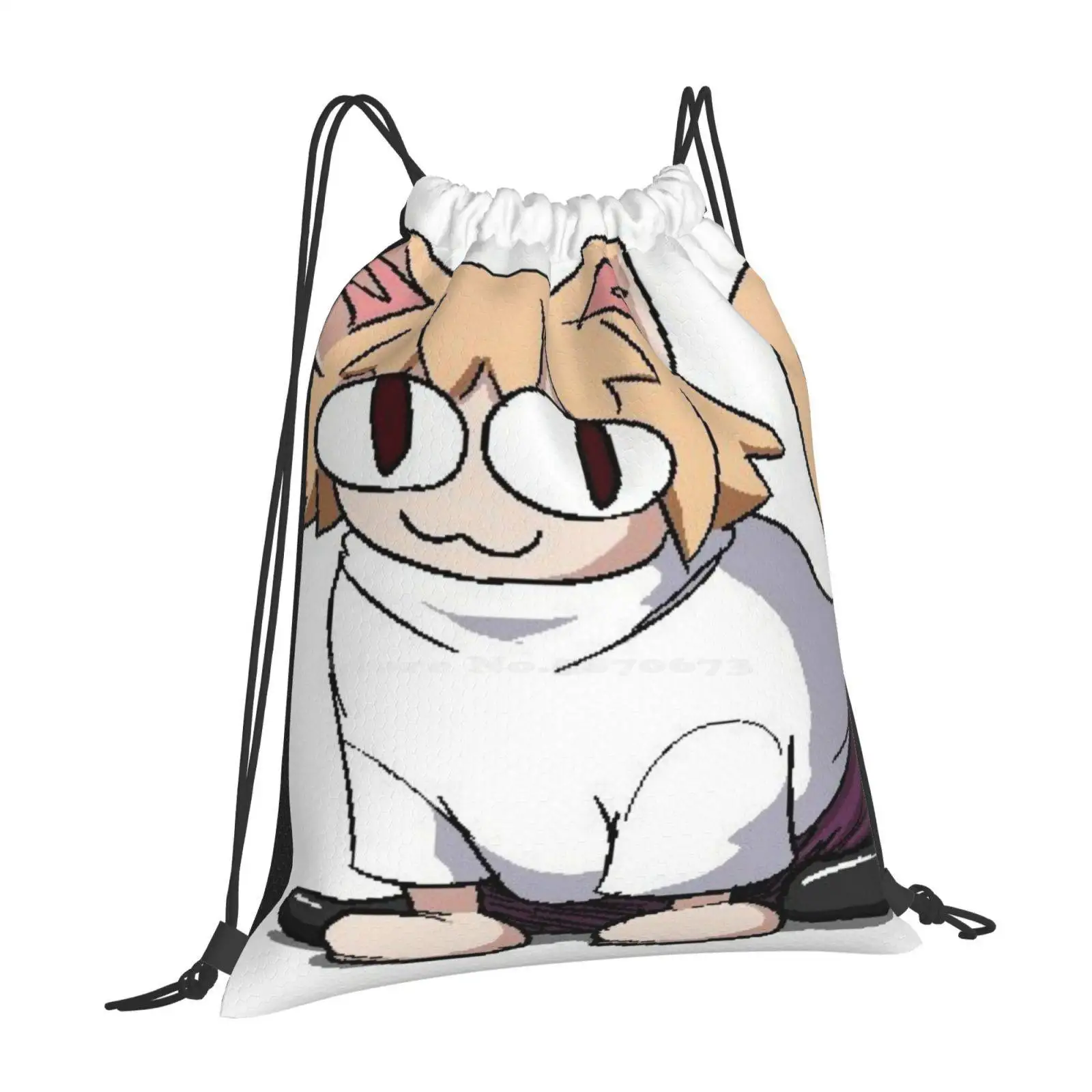 バッグ neco Neco Arc Cat 3D Print Design Backpack Student Bag Neco Arc Neko